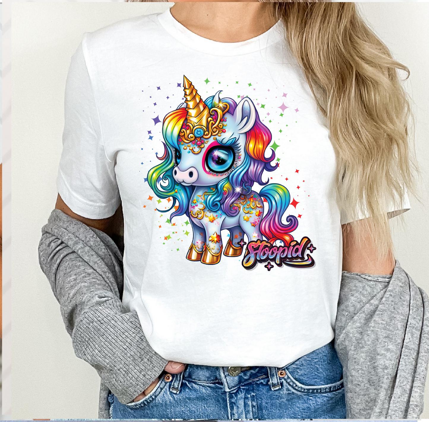 Stoopid Original "Unicorn" Graphic T - 1