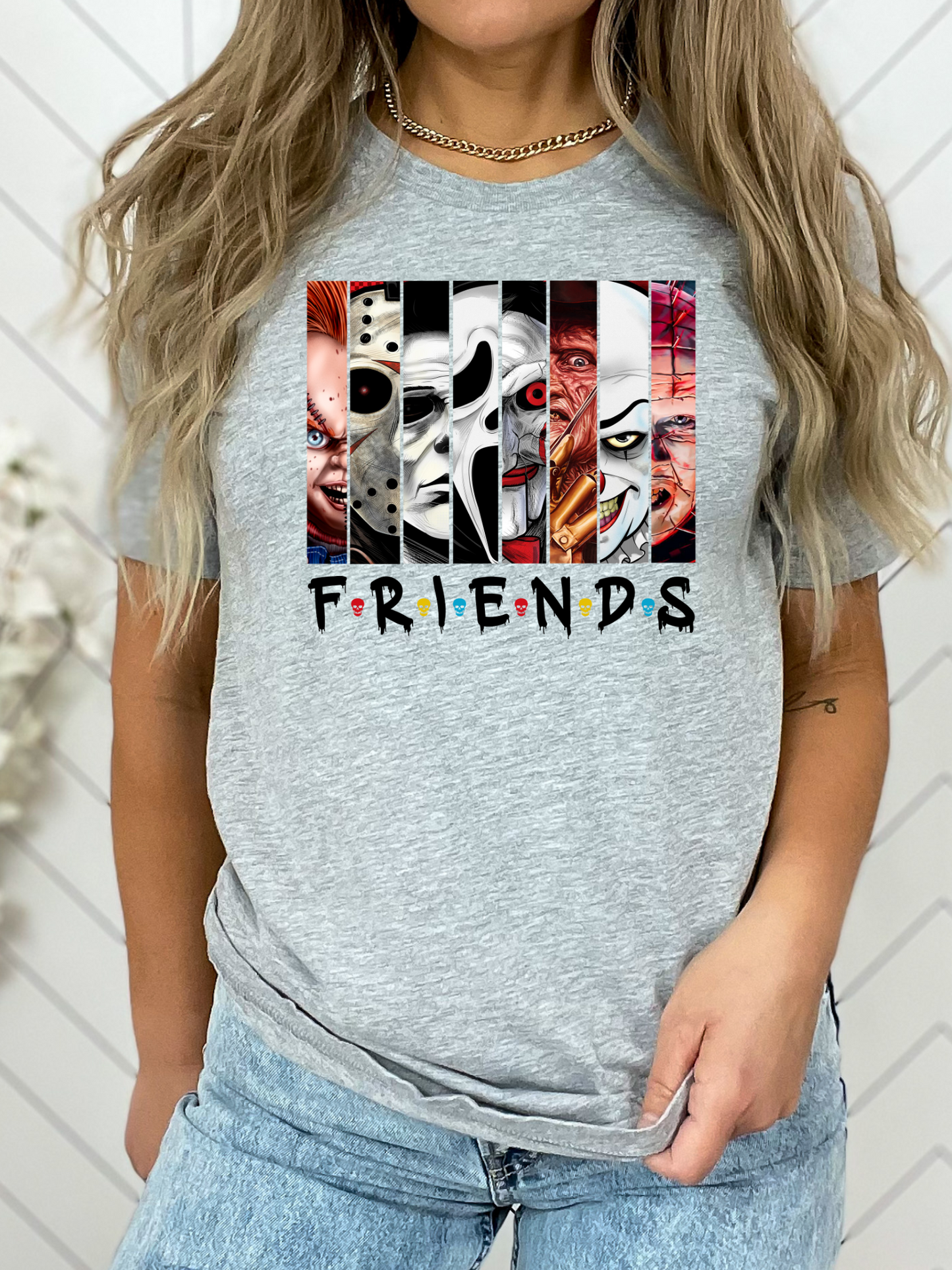 Friends Horror Icons T-Shirt or Crewneck Sweatshirt 2
