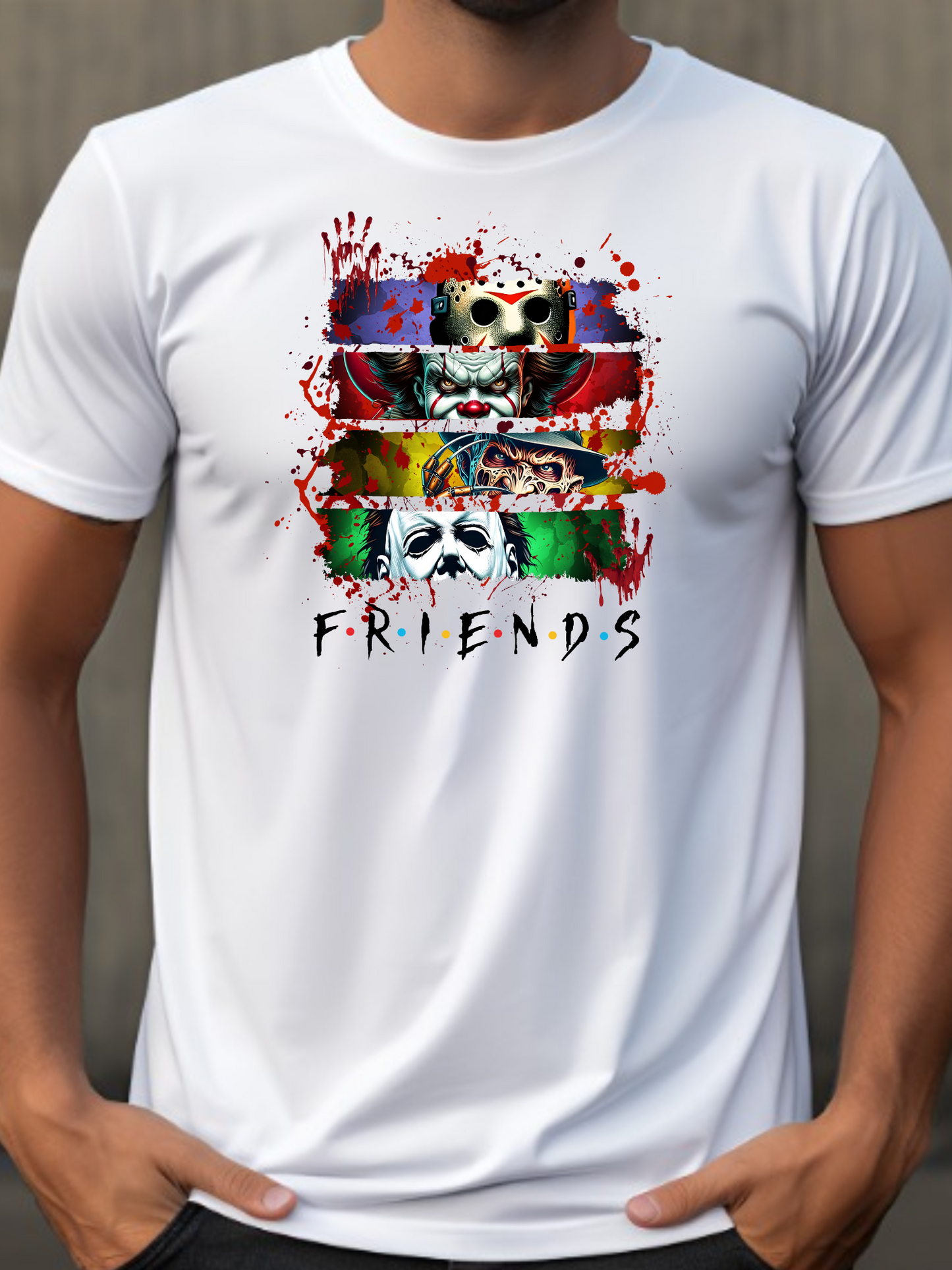 Friends Horror Icons T-Shirt or Crewneck Sweatshirt 3