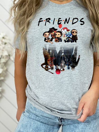 Friends Horror Icons T-Shirt or Crewneck Sweatshirt 1