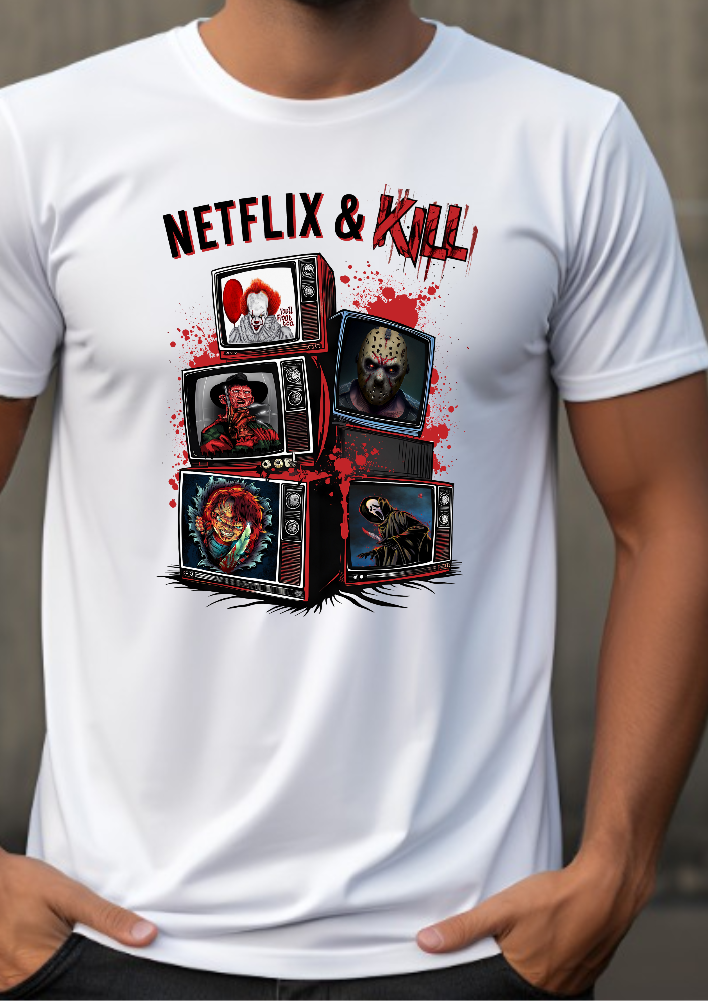 Netflix and Kill T-Shirt or Crewneck Sweatshirt