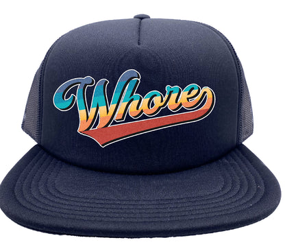 "Whore" Stoopid Original Trucker Hat