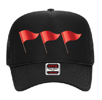 "Red Flags" Stoopid Original Trucker Hat