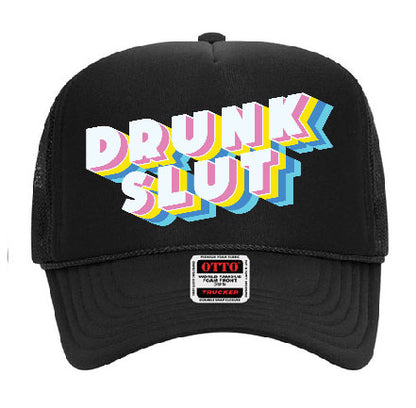 "Drunk Slut" Stoopid Original Trucker Hat