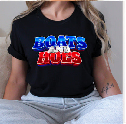 "Boats and Hoes" Stoopid Original T-Shirt