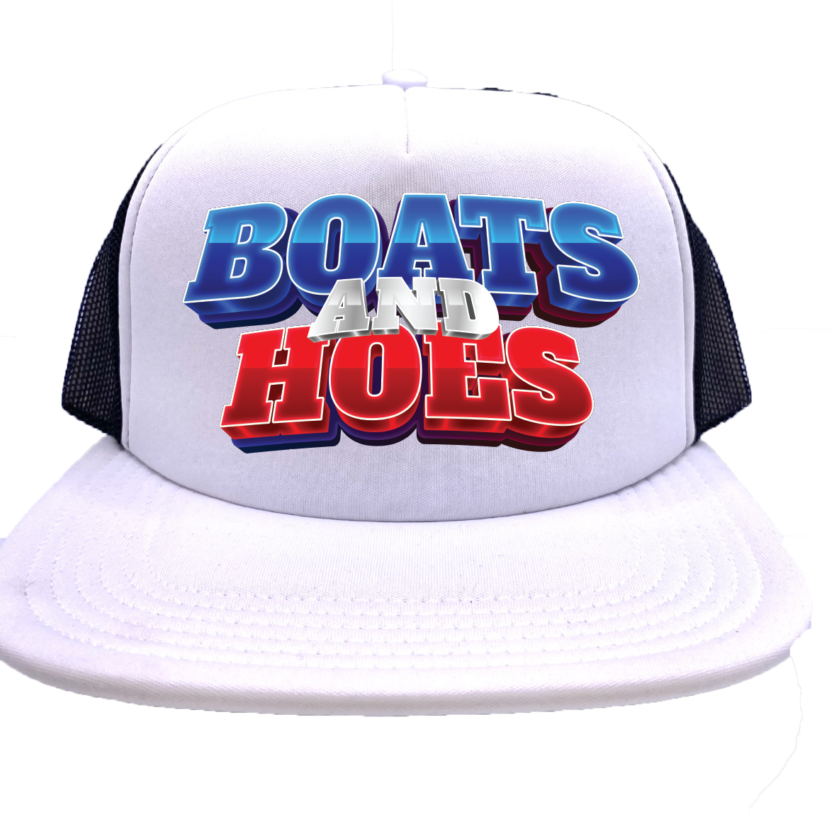 Boats 'N Hoes 2024 Trucker Hat - Trendy Mesh Cap For Women & Men, Summer Snapback Style
