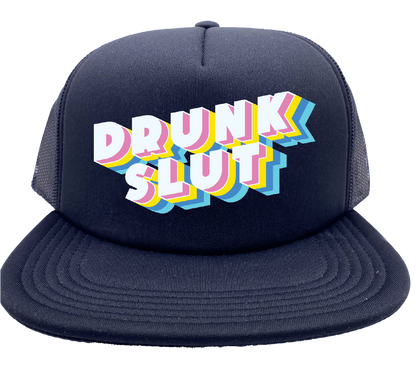 "Drunk Slut" Stoopid Original Trucker Hat