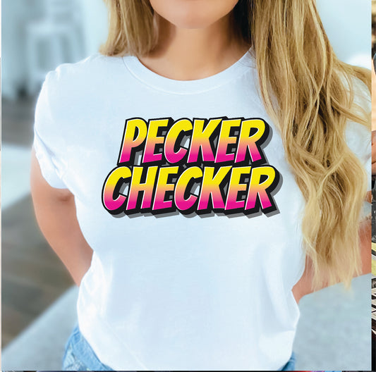 Pecker Checker Stoopid Original T-Shirt