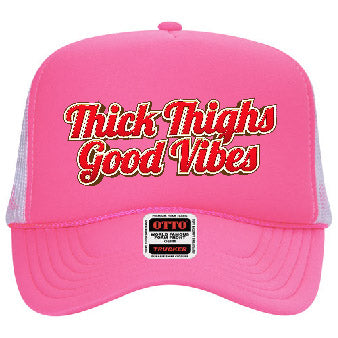 "Thick Thighs Good Vibes" Stoopid Original Trucker Hat