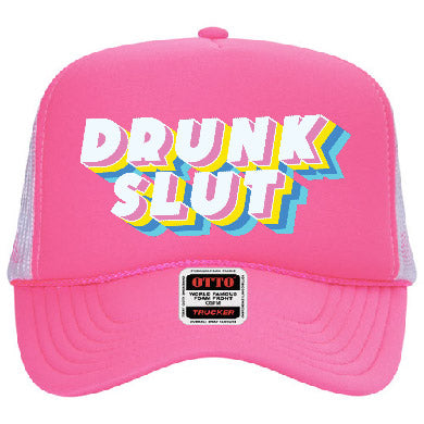 "Drunk Slut" Stoopid Original Trucker Hat