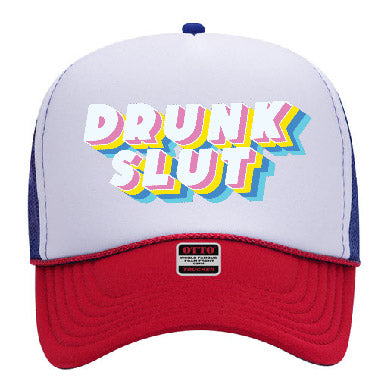 "Drunk Slut" Stoopid Original Trucker Hat