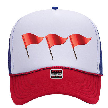 "Red Flags" Stoopid Original Trucker Hat