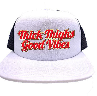 "Thick Thighs Good Vibes" Stoopid Original Trucker Hat