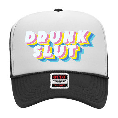 "Drunk Slut" Stoopid Original Trucker Hat