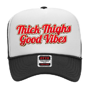 "Thick Thighs Good Vibes" Stoopid Original Trucker Hat