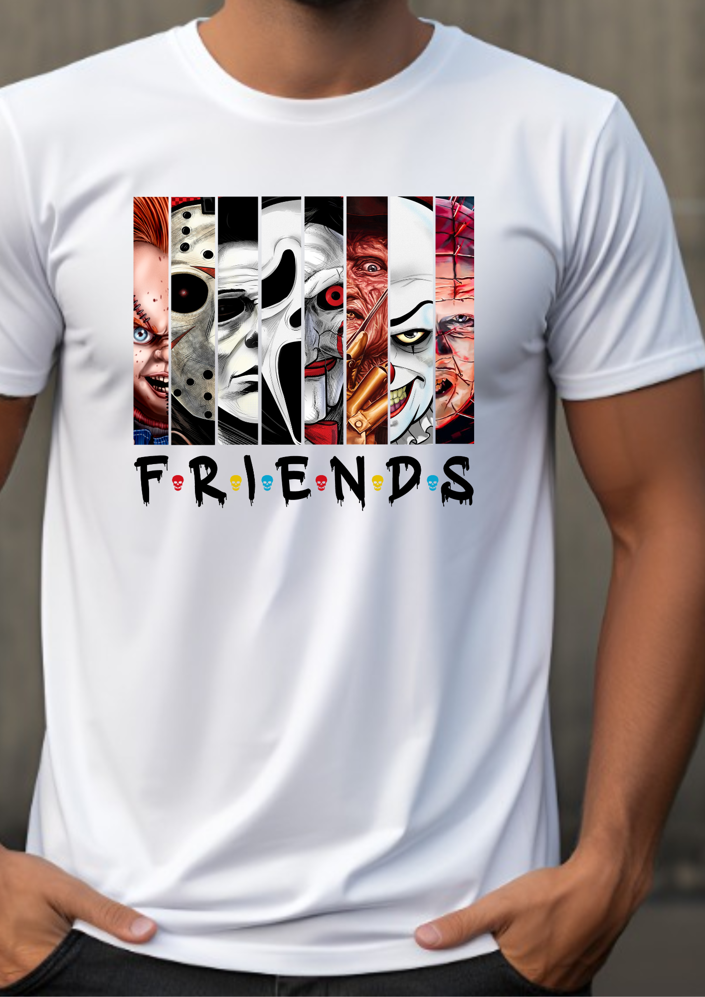 Friends Horror Icons T-Shirt or Crewneck Sweatshirt 2