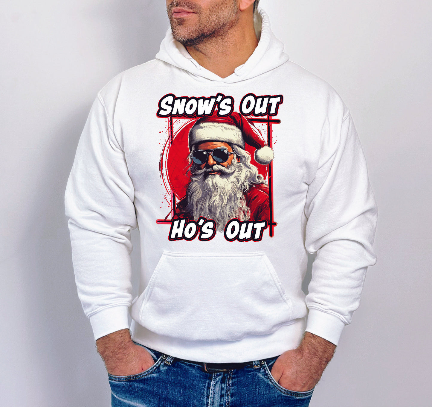 Snow's Out Ho's Out Crewneck/Hoodie/Long Sleeve Christmas Stoopid Original